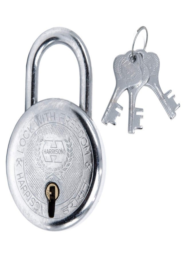 Harrison T-26/BCP-0272 Key Padlock (Silver Finish) | Padlock, Padlocks, Locks for Home, Locks for Main Door - Image 1
